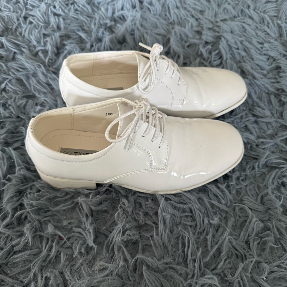 Boy’s White Dress Shoes